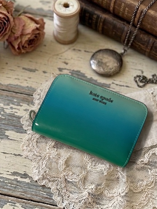 kate spade Handbags - Kate Spade New York Ombre Patent Leather Zip Around Wallet w/COA